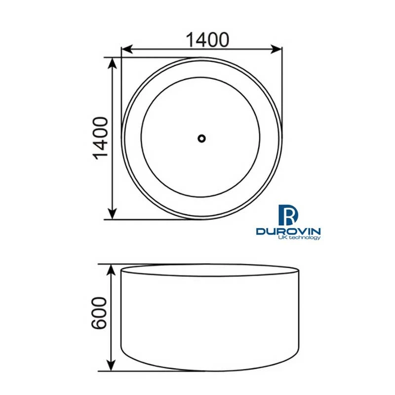 Bồn tắm tròn DRV-1232