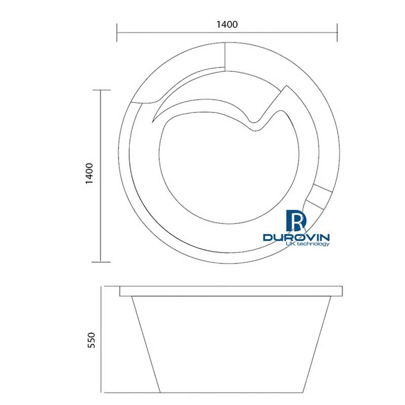 Bồn Tắm Tròn DRV-2321