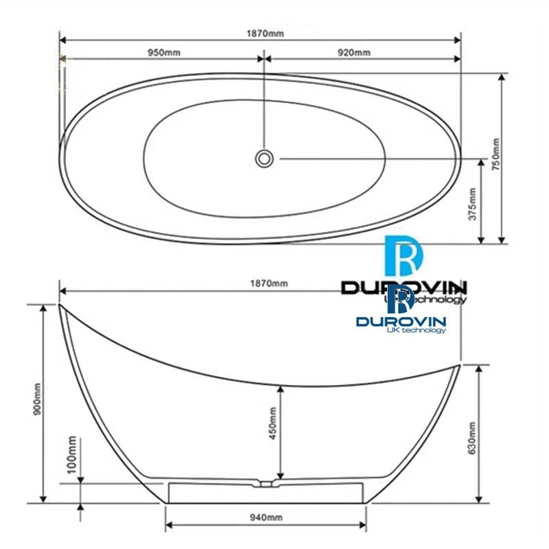 Bồn Tắm Trăng Khuyết DRV-2409