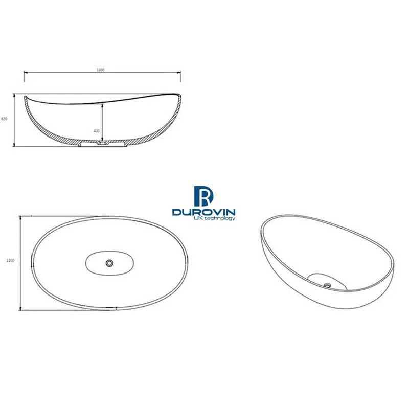 Bồn Tắm Đá Solid Suface DRV-6803